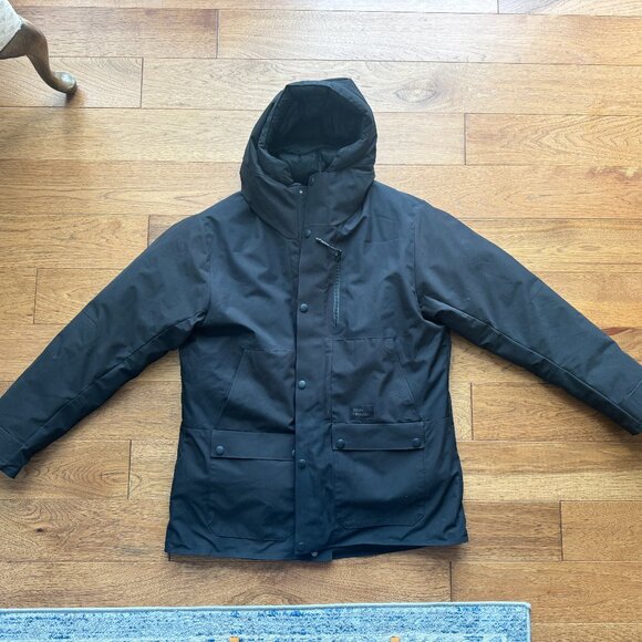 Askov Finlayson Men’s Winter Parka - Black Size Large - Picture 1 of 7